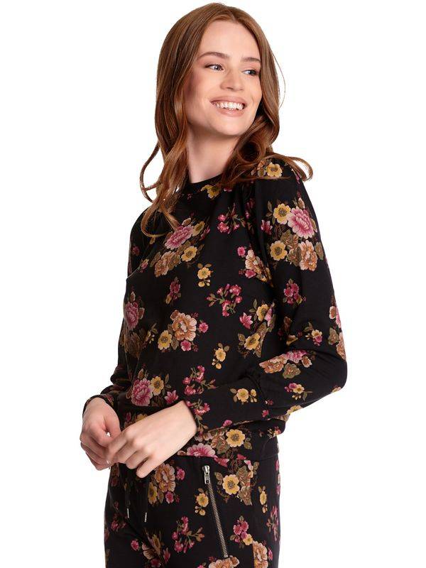 Nastrovje Potsdam Vive Maria Barock Damen Sweatshirt schwarz allover Tägliche Deals