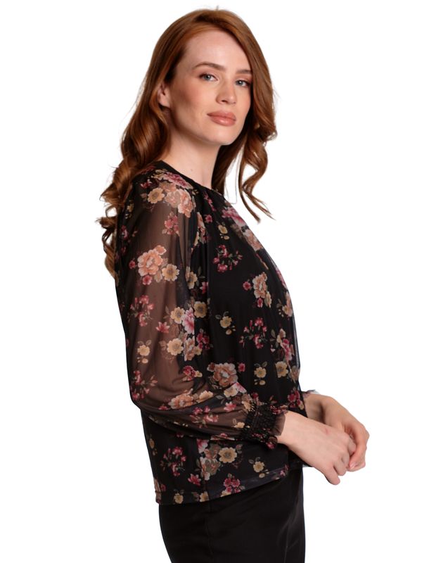 Nastrovje Potsdam Vive Maria Barock Tulle Damen Shirtbluse schwarz allover VIP-Rabatte