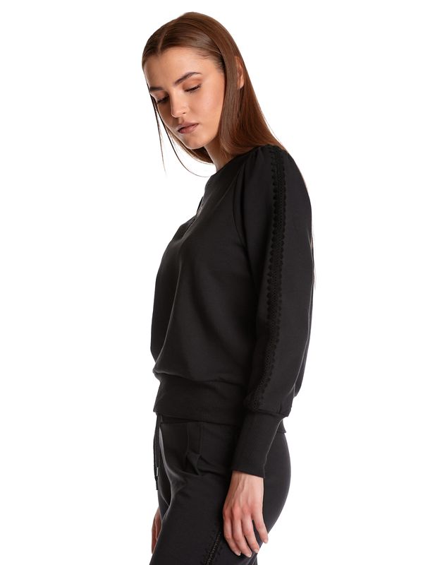 Nastrovje Potsdam Vive Maria Holy Heart Damen Sweatshirt schwarz Neueste Stile