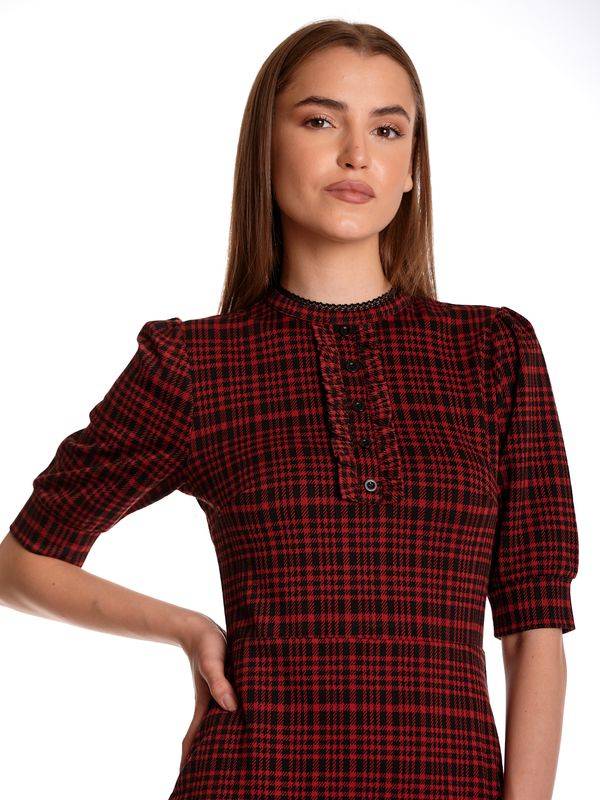 Nastrovje Potsdam Vive Maria Gambling Club Damen Jerseykleid rot allover Bis zu 60% Rabatt