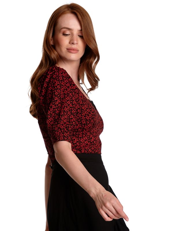 Nastrovje Potsdam Vive Maria Red Passion Damen 3/4-Arm-Shirt schwarz allover Bis zu 65% Rabatt