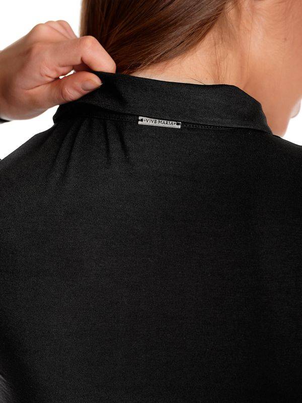 Nastrovje Potsdam Vive Maria Montmartre Black Damen Langarmshirt schwarz allover Discount Store für neue Produkte