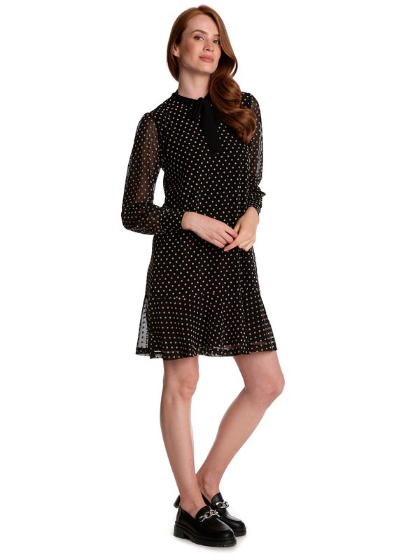 Nastrovje Potsdam Vive Maria Montmartre Girl Damen A-Linien-Kleid schwarz allover Nur noch ein Tag übrig