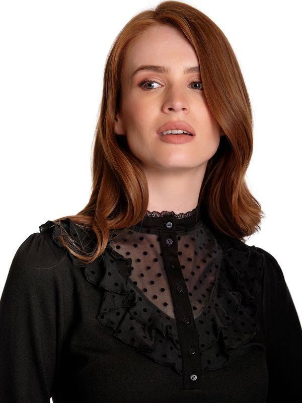 Nastrovje Potsdam Vive Maria Montmartre Black Damen Jerseykleid schwarz allover Super Rabatt