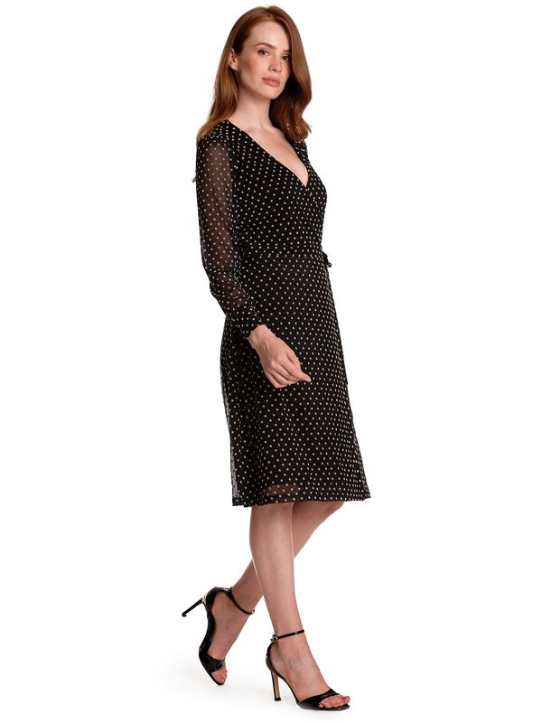 Nastrovje Potsdam Vive Maria Montmartre Damen Wickelkleid schwarz allover Riesige Rabatte