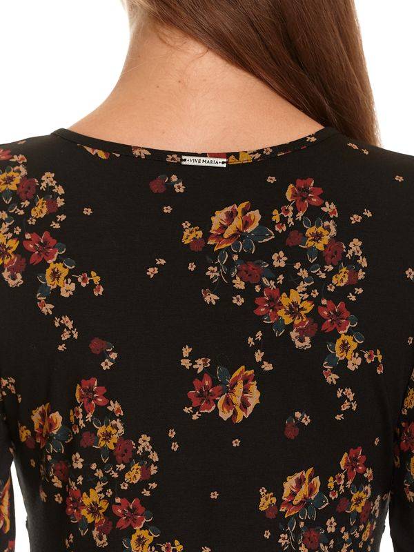 Nastrovje Potsdam Vive Maria Diary Girl Damen Langarmshirt schwarz allover 50% Rabatt mit kostenlosem Versand