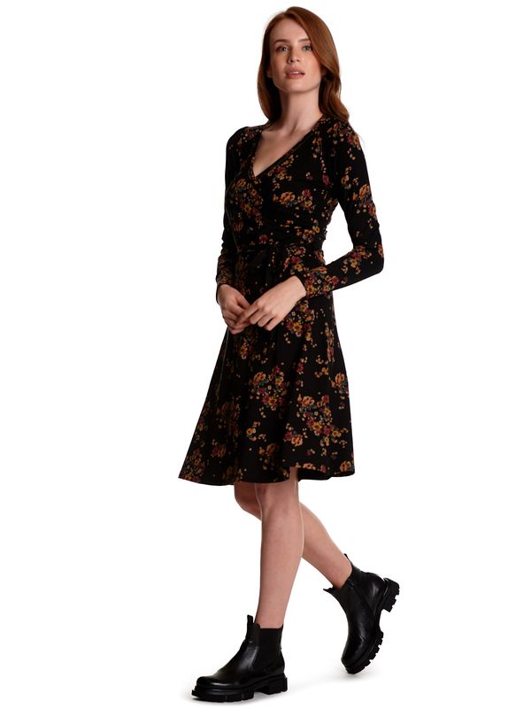Nastrovje Potsdam Vive Maria My Diary Flower Damen A-Linien-Kleid schwarz allover Clearance-Verkauf