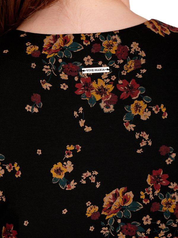 Nastrovje Potsdam Vive Maria My Diary Flower Damen A-Linien-Kleid schwarz allover Clearance-Verkauf