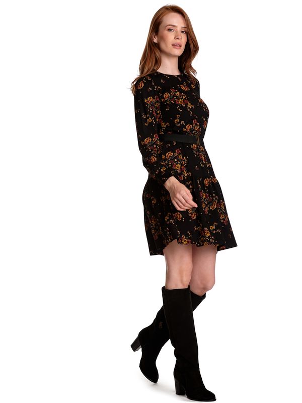 Nastrovje Potsdam Vive Maria Diary Girl Damen A-Linien-Kleid schwarz allover Fabrikladen