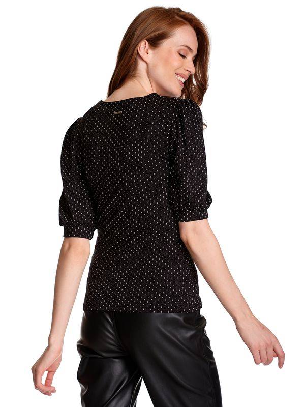 Nastrovje Potsdam Vive Maria Paris Girl Damen 3/4-Arm-Shirt schwarz allover Begrenzt auf 3 Tage