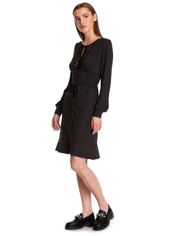 Nastrovje Potsdam Vive Maria Paris Tea Time Damen A-Linien-Kleid schwarz allover Black Friday Preise