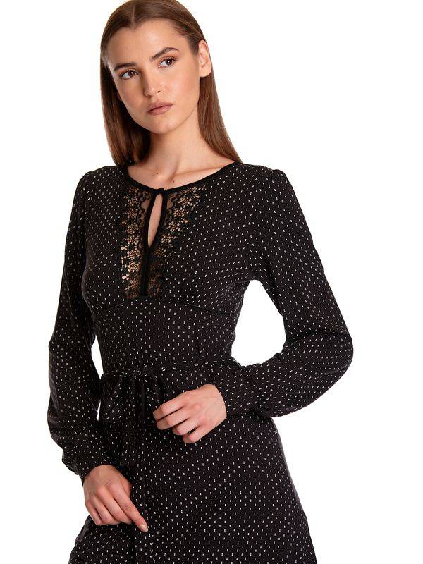 Nastrovje Potsdam Vive Maria Paris Tea Time Damen A-Linien-Kleid schwarz allover Black Friday Preise