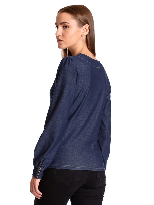 Nastrovje Potsdam Vive Maria Nevada Girl Denim Damen Langarmshirt blau im Angebot