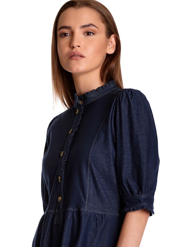 Nastrovje Potsdam Vive Maria Arizona Denim Damen Blusenkleid blau Schlussverkauf