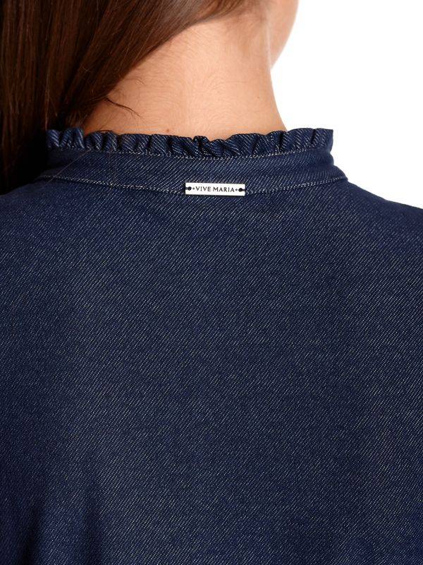 Nastrovje Potsdam Vive Maria Arizona Denim Damen Blusenkleid blau Schlussverkauf