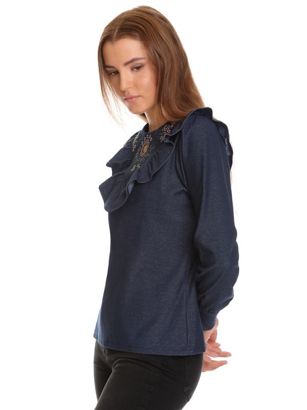 Nastrovje Potsdam Vive Maria Nevada Denim Damen Shirtbluse blau Günstiger Verkauf