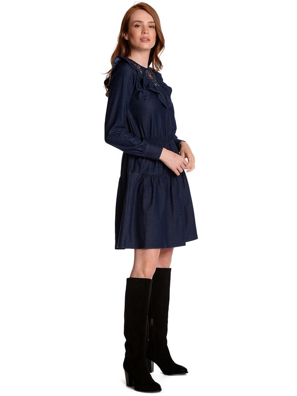 Nastrovje Potsdam Vive Maria Nevada Denim Damen A-Linien-Kleid blau Fabrikverkauf
