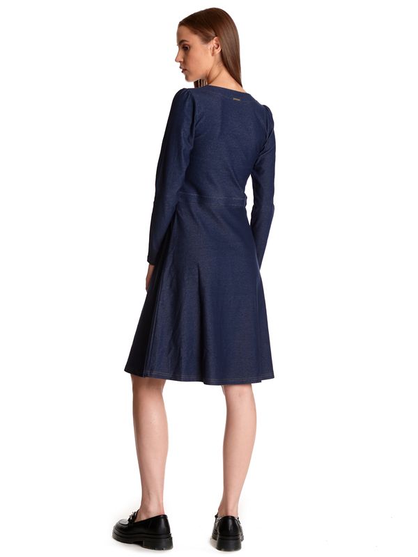 Nastrovje Potsdam Vive Maria Nevada Girl Denim Damen A-Linien-Kleid blau Meist gekauft