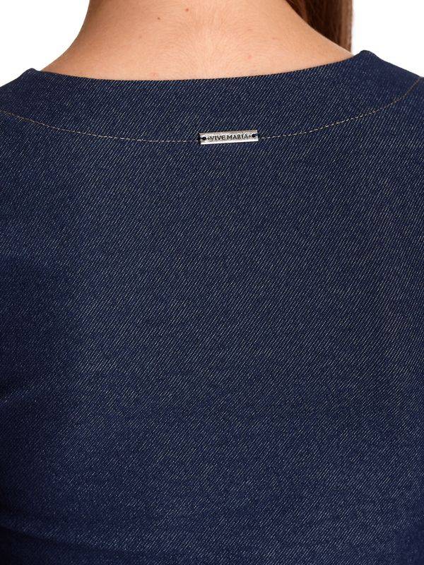 Nastrovje Potsdam Vive Maria Nevada Girl Denim Damen A-Linien-Kleid blau Meist gekauft