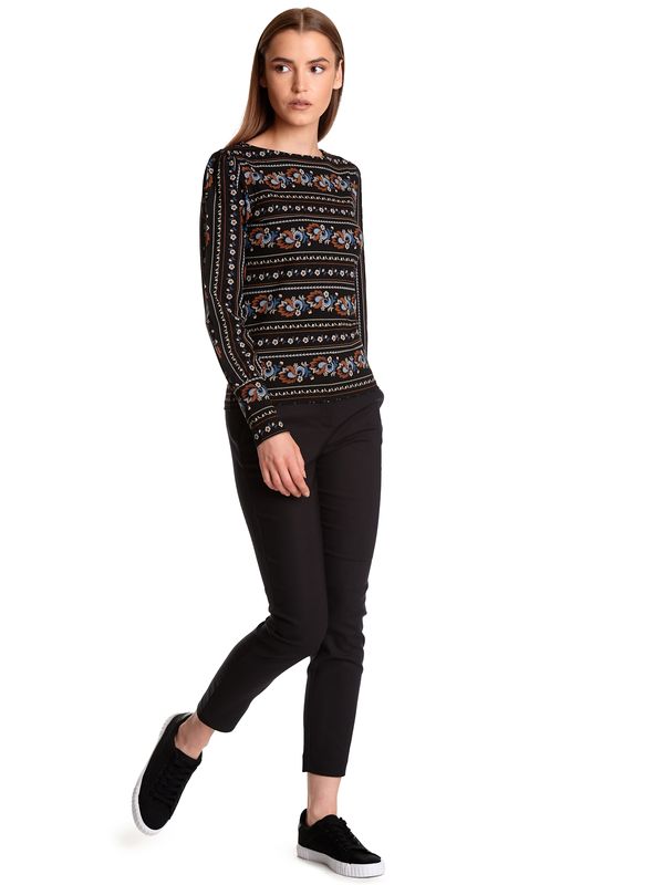 Nastrovje Potsdam Vive Maria Poetry Girl Damen Langarmshirt schwarz allover Blitzverkäufe