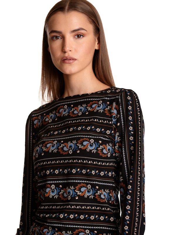 Nastrovje Potsdam Vive Maria Poetry Girl Damen Langarmshirt schwarz allover Blitzverkäufe