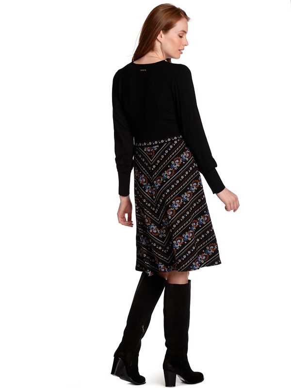 Nastrovje Potsdam Vive Maria Poetry Girl Damen A-Linien-Kleid schwarz allover Limitierter Zeitrabatt