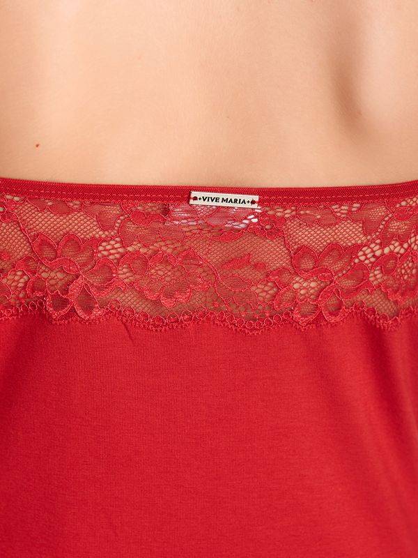 Nastrovje Potsdam Vive Maria Red Lolita Damen Wäscheset: Top mit Panty rot Günstig kaufen