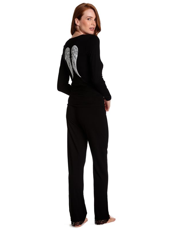 Nastrovje Potsdam Vive Maria Fly With Me Damen Pyjama schwarz Begrenztes Angebot