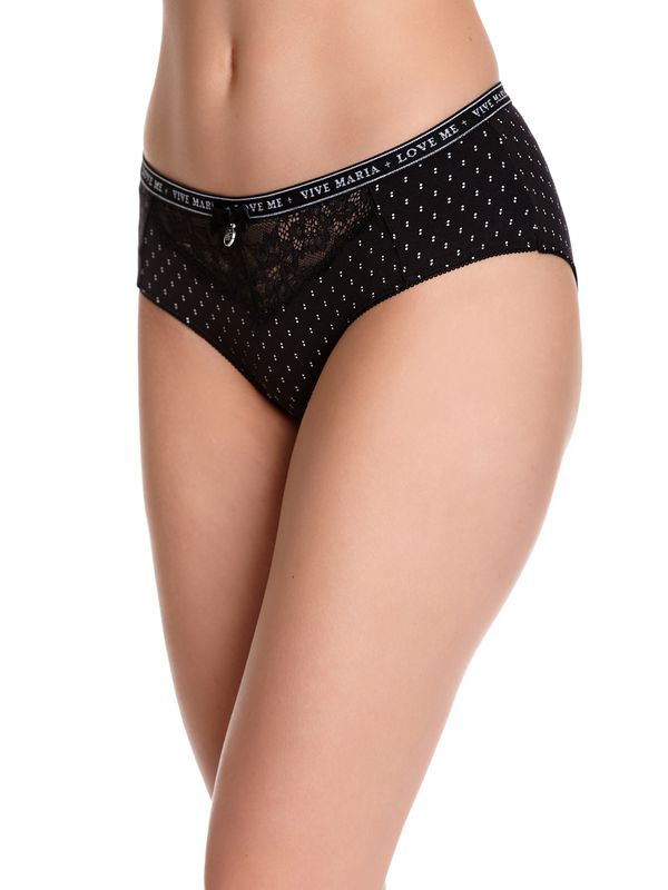 Nastrovje Potsdam Vive Maria Bisou Bisou Damen Panty-Set creme allover/schwarz allover Black Friday