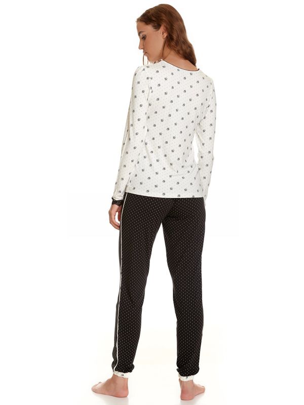 Nastrovje Potsdam Vive Maria Bisou Damen Pyjama creme allover/schwarz allover Vatertagsangebot