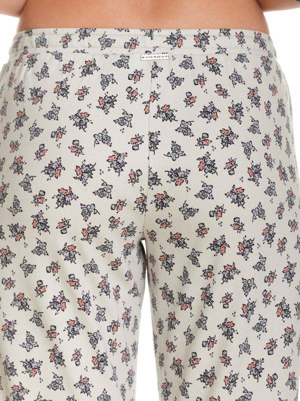 Nastrovje Potsdam Vive Maria Sugar Babe Damen Pyjama hellgrau allover Neueste Mode