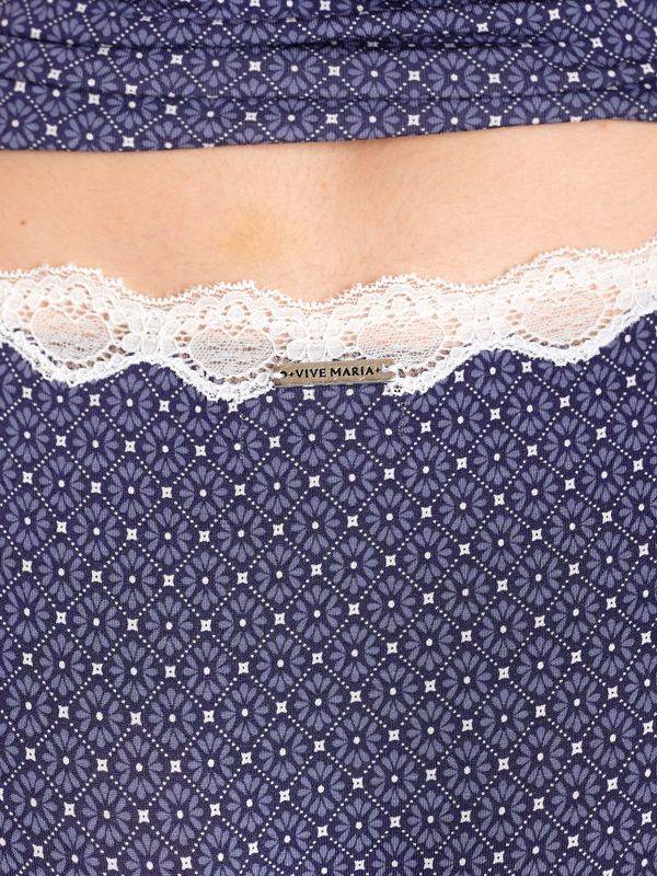 Nastrovje Potsdam Vive Maria Cosy Hanoi Damen Wäscheset: Top mit Panty blau allover Online Outlet