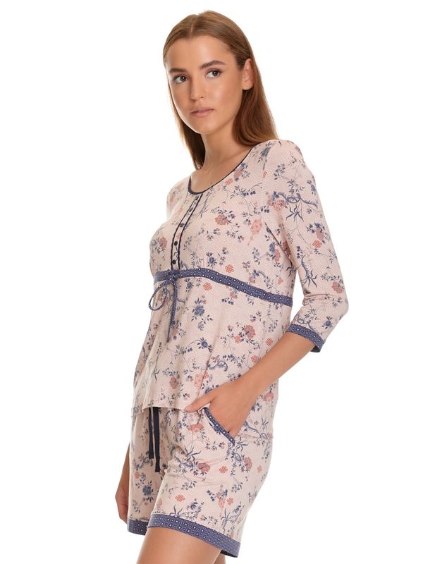 Nastrovje Potsdam Vive Maria Hanoi Girl Damen Pyjama rosa allover Blitzangebot