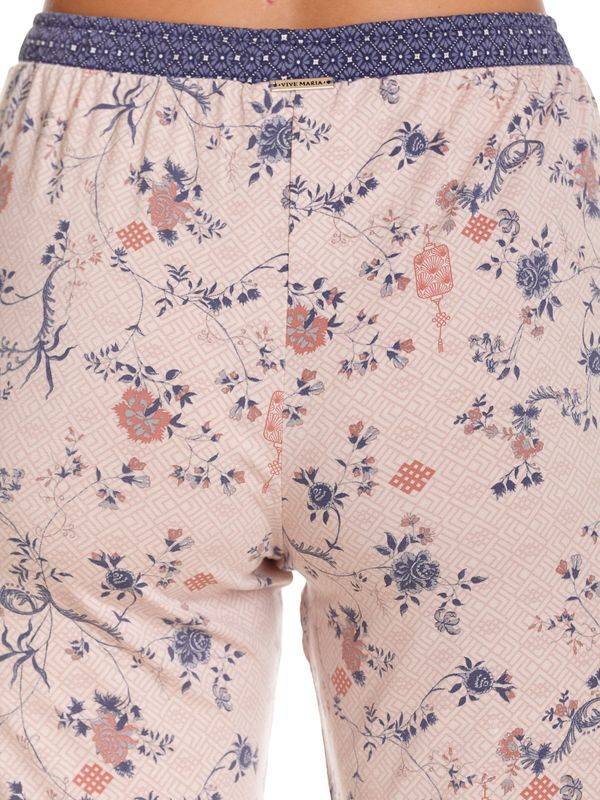 Nastrovje Potsdam Vive Maria Hanoi Rose Damen Pyjama rosa allover Große Rabatte