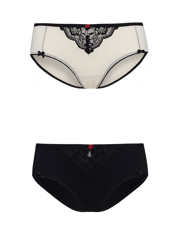 Nastrovje Potsdam Vive Maria Lovely Damen Panty-Set schwarz/creme Bestseller