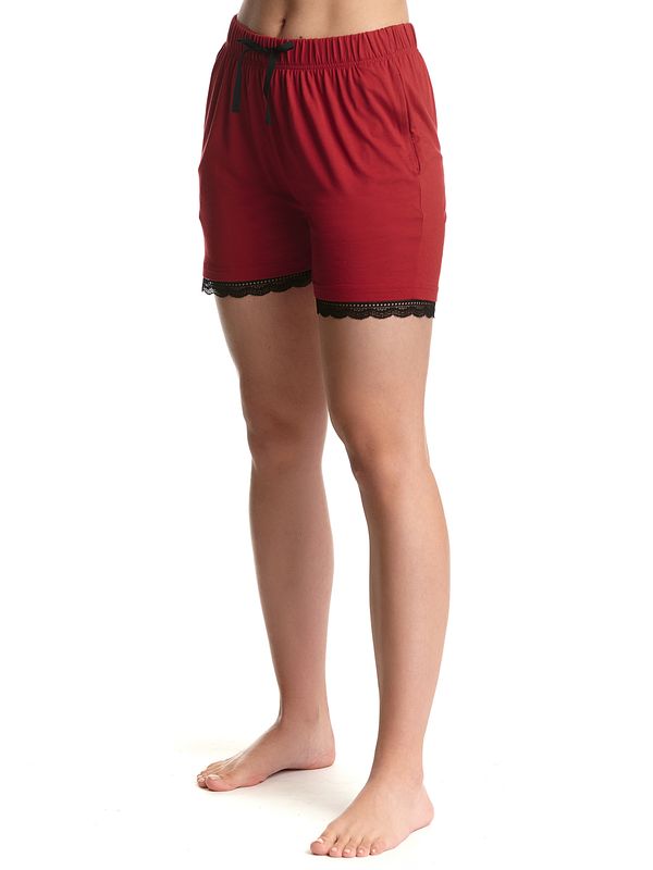 Nastrovje Potsdam Vive Maria Lovely Dream Damen Schlafhose rot Räumungsverkauf
