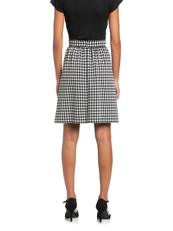 Nastrovje Potsdam Vive Maria Sweet Vichy Damen A-Linien-Rock schwarz/creme VIP-Rabatte