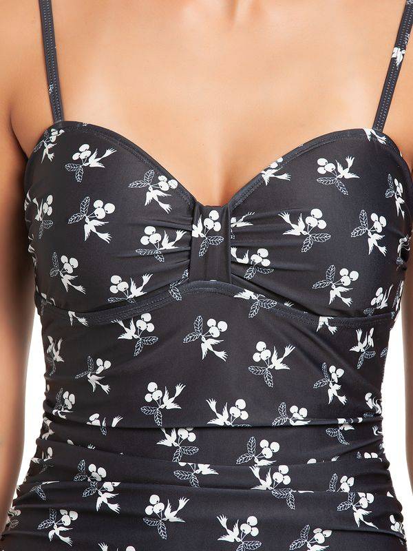 Nastrovje Potsdam Vive Maria Pick The Cherry Damen Badeanzug schwarz allover Letzte 3 Tage