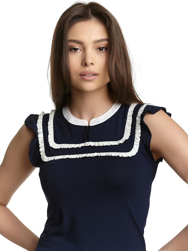 Nastrovje Potsdam Vive Maria Mer Ahoy Damen Schlupfbluse blau Neueste Stile