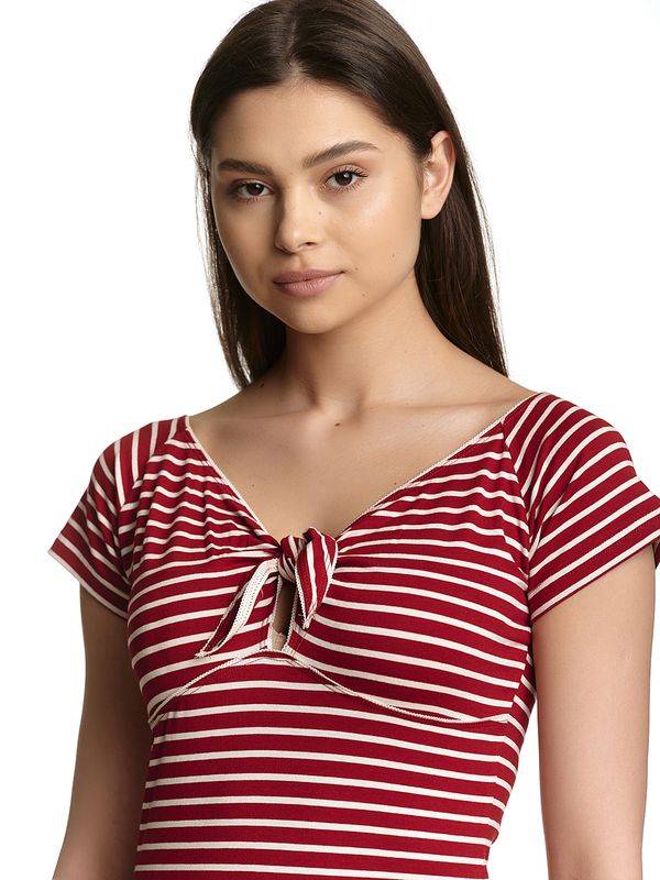 Nastrovje Potsdam Vive Maria My Capri Damen T-Shirt rot allover Zeitbegrenzte Promotion