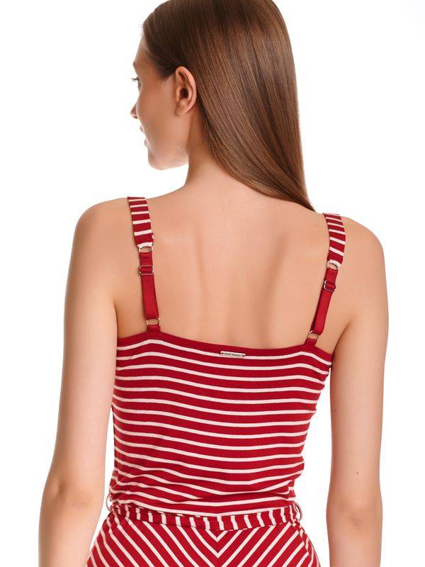 Nastrovje Potsdam Vive Maria Summer Capri Damen Trägerkleid rot allover Bis zu 50% Rabatt