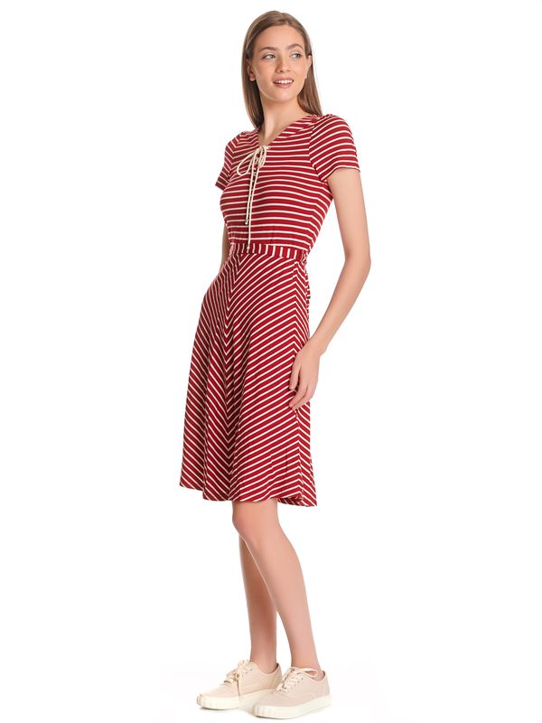 Nastrovje Potsdam Vive Maria My Capri Damen A-Linien-Kleid rot allover Bis zu 60% Rabatt
