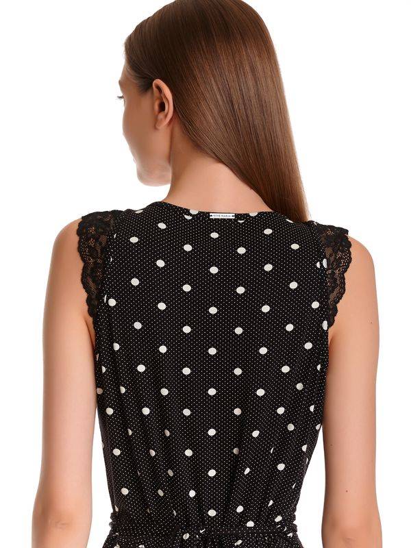 Nastrovje Potsdam Vive Maria Lovely Maria Damen A-Linien-Kleid schwarz allover Sonderangebot der Fabrik
