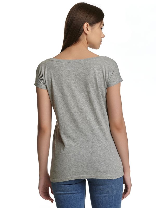 Nastrovje Potsdam Amufun Coroham Coron I Love Sweets Loose Shirt female grau meliert Clearance-Verkauf