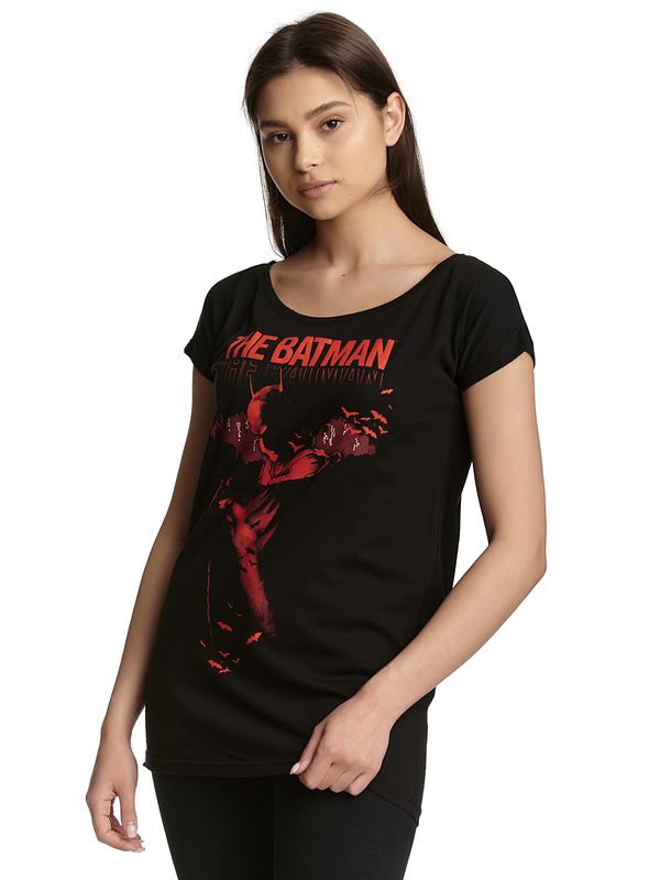 Nastrovje Potsdam Batman Bloody Night Damen Loose-Shirt schwarz Begrenzt auf 3 Tage