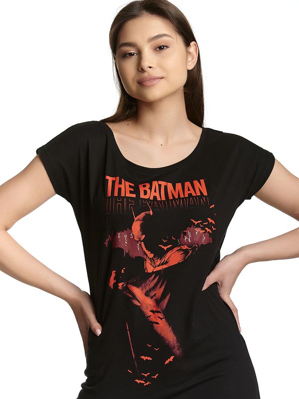 Nastrovje Potsdam Batman Bloody Night Damen Loose-Shirt schwarz Begrenzt auf 3 Tage