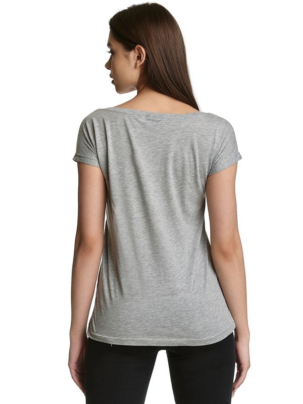 Nastrovje Potsdam Star Trek Free Flight Damen Loose-Shirt grau meliert Im Verkauf
