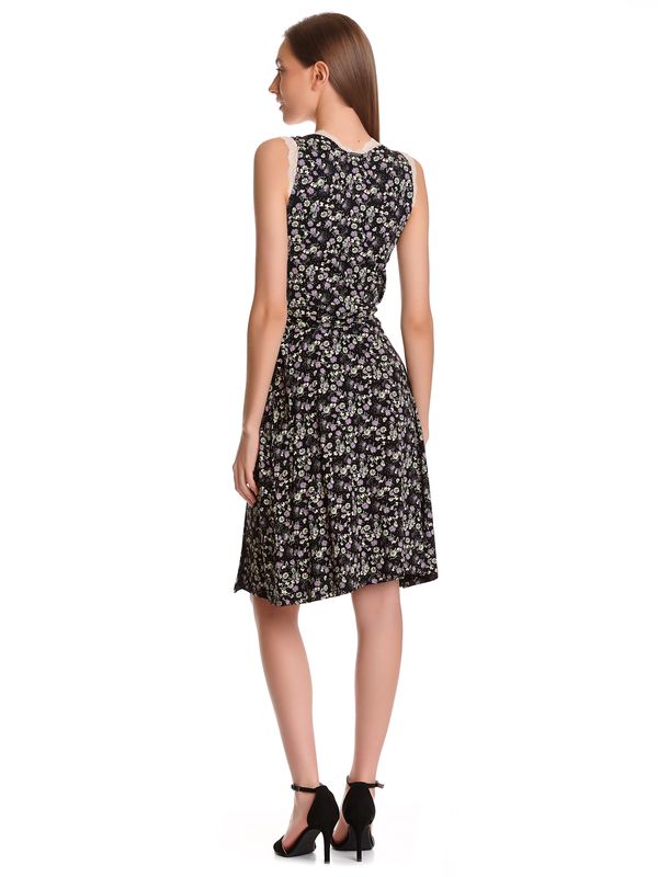 Nastrovje Potsdam Vive Maria Midnight Flower Damen Wickelkleid schwarz allover Online