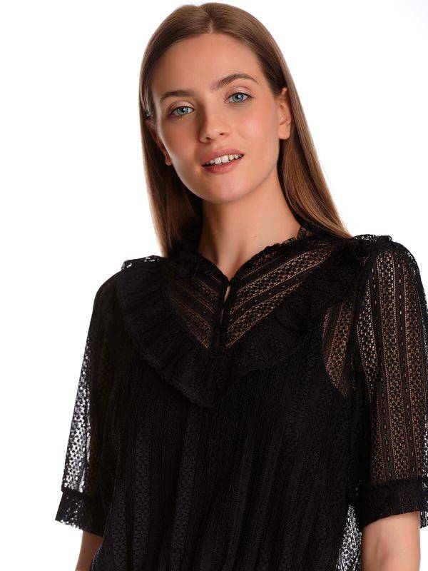 Nastrovje Potsdam Vive Maria For Colette Damen Schlupfbluse schwarz im Angebot