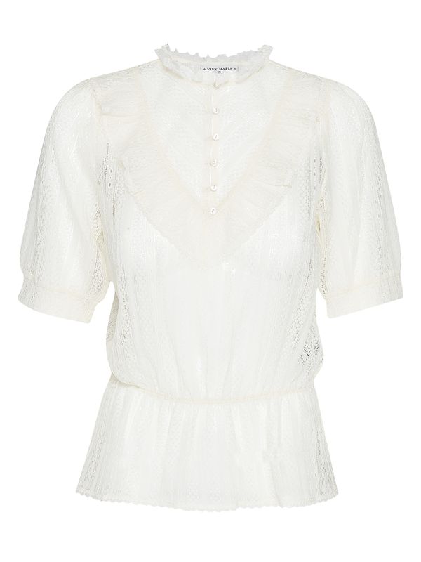 Nastrovje Potsdam Vive Maria For Colette Damen Schlupfbluse creme Günstiger Verkauf